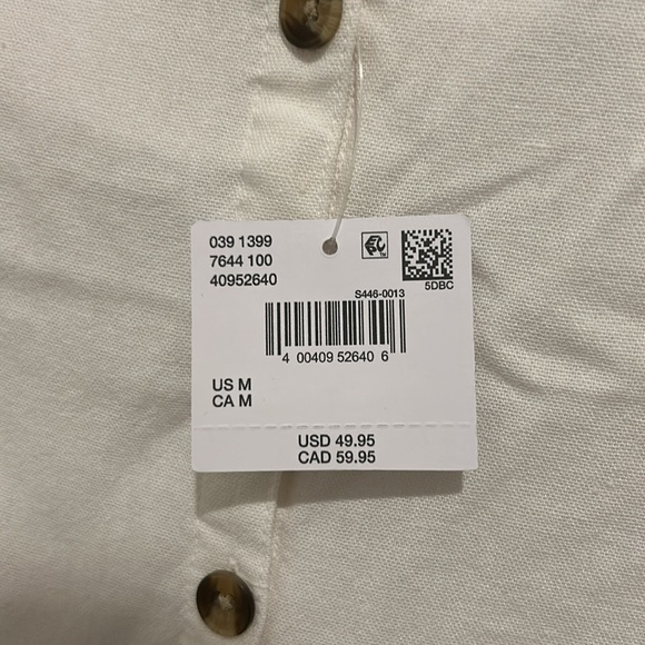 AE Puff Sleeve Button-Up Mini Dress - Picture 5 of 5